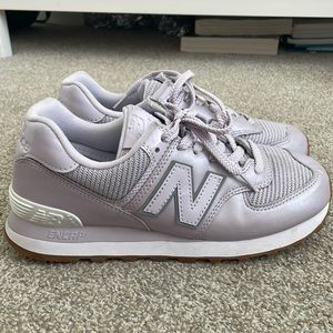 Purple New Balance sneakers